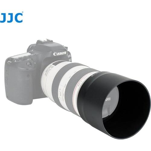 JJC Reversible Bayonet Camera Lens Hood for CANON EF 70-300mm f/4-5.6L IS USM replaces Canon ET-73B Lens Shade Protector