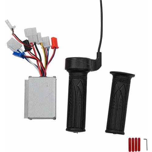 Motor Brushed Controller & Throttle Twist Grip 24V 250W For For Xiaomi M365/Por Ninebot Max G30 Electric Scooter Bicycle Bike