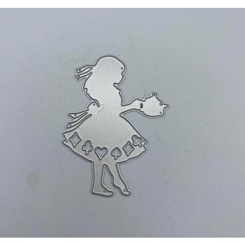 Beauty holding cup metal cutting dies letter frame decoration Scrapbook paper craft knife mould blade punch stencils 2019