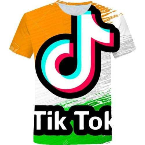 Summer boy girl 3DT shirt street casual boy clothes t shirt printing anime short-sleeved T-shirt fashion street hot-selling tops