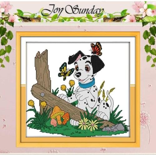 Dalmatian (3) Patterns Counted Cross Stitch 11CT 14CT Cross Stitch Set Wholesale artoon Cross-stitch Kit Embroidery Needlework