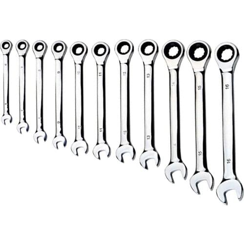 Ratchet Combination Metric Wrench Set Hand Tools Torque Gear Socket Nut Tools a set of key