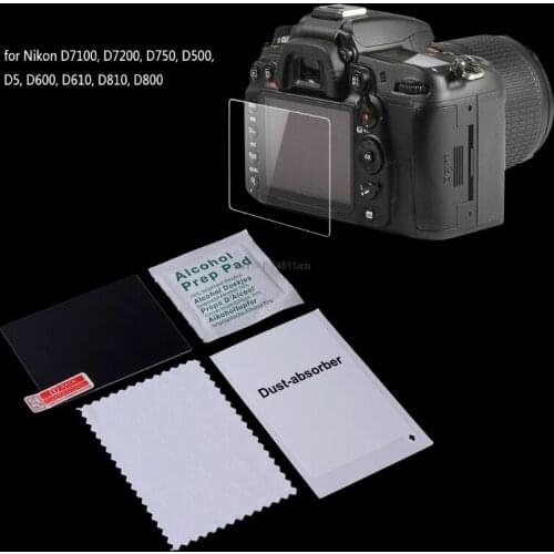 New Screen Protector Tempered Glass Camera LCD Guard Cover Film For Nikon D7100 D750