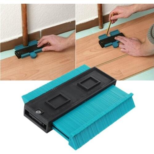 New 1Pcs Plastic Contour Gauge Duplicator Standard 5" Width Wood Marking Tool Tiling Laminate Tools