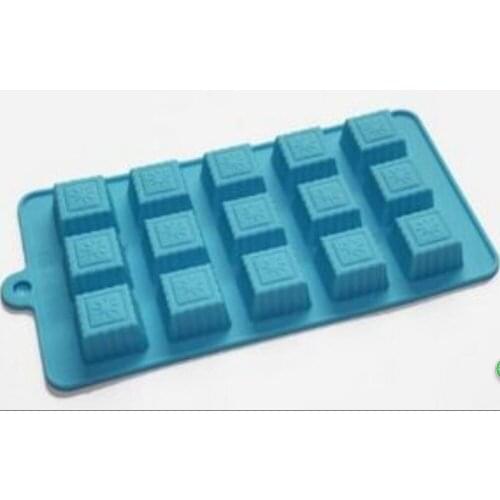 New Cube Chocolate Candy Ice Cube Jelly Soap Silicone Mold Mould