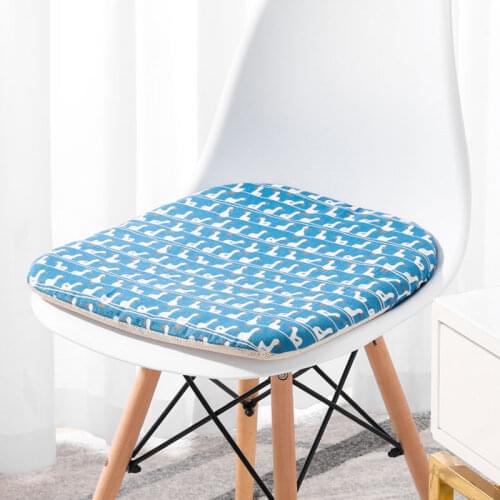 Japanese Style Cotton and Linen Cushion Multiple Styles Soft and Breathable for Chair Stool Mat for Office Home Decor Supplies