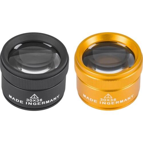 Handheld Lightweight 30X Magnifying Glass for Coin Stamps Watch Repair K9 Optical Lens Jewelry Appraisal Monocle Magnifier Loupe