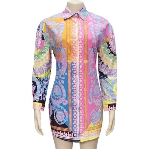 Блузки с принтом SIMOVIA China At AliExpress