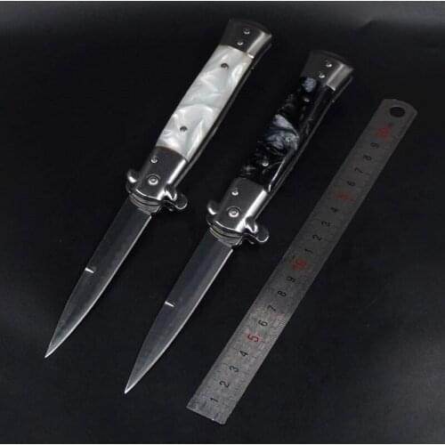 Folding Knife Outdoor Survival Tactical Knife 440C Combat Camping Hiking Hunting Utility Pocket Knives EDC Defense Multi Tools