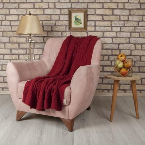 Knit Sofa Shawl (130-70 cm)