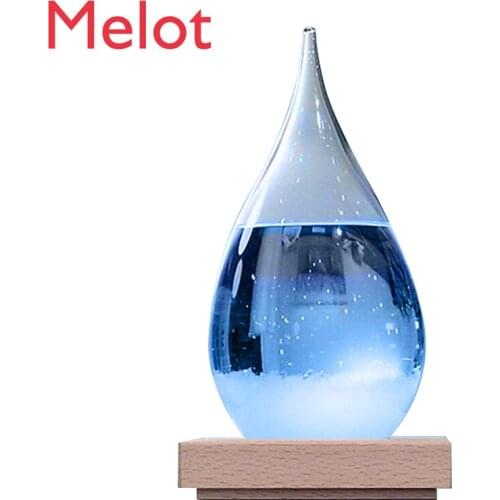 High-End Creative Black Technology Weather Forecast Bottle Display Storm Bottle Lifestyle Home Decoration Gift