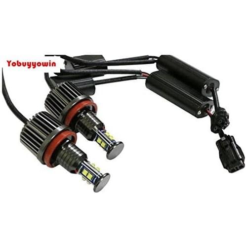 2 Pcs 360-Degree 40W XB-R5 CREE Chips No flicker High Power H8 LED Angel Eyes Ring Marker Bulbs for BMW 1 3 5 Series Z4 X5 X6