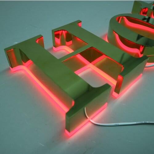 3D Business Logo Sign For Wall Office Logo Signs Shop Custom Led Logo Sign