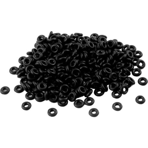 500 pcs, 6 x 2 x 2 mm Mechanical Rubber O Ring Oil Seal Seals