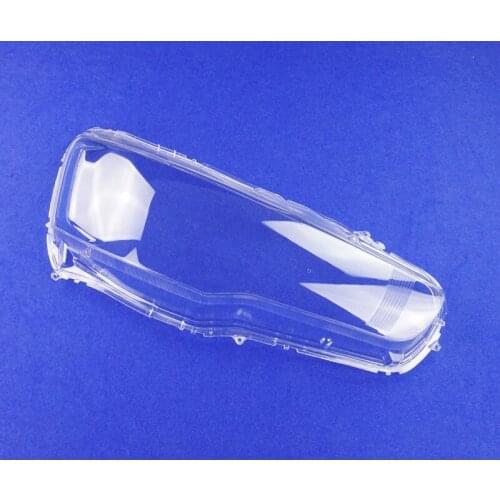 Car Glass Head Light Lampshade Lamp Shell 2010-2016 Transparent Lens Front Headlight Cover Replacement For Mitsubishi Lancer Ex