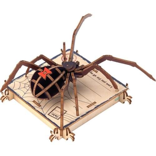 Diy Childrens Intellectual Toys 3D Wooden Jigsaw Puzzle Stereo Animal Postcards Puzzles for Kids