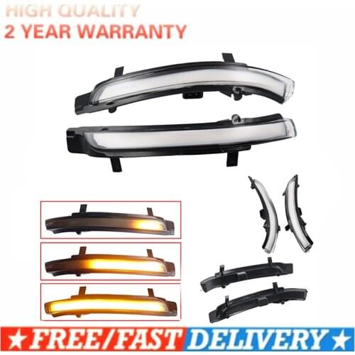 Dynamic LED turn signal light turn signal rearview mirror flash sequence light 2 pieces for Skoda Octavia 2009-2013 SUPERB 2008