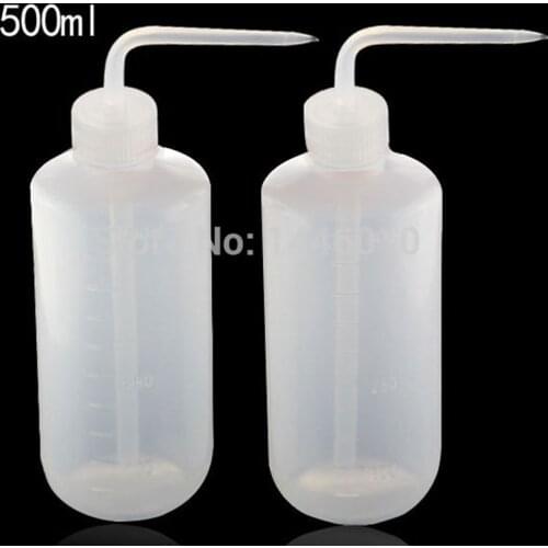 2PCS Plastic White Top Tattoo Spray Bottle 500ml Tattoo Diffuser Green Soap Supply Wash Squeeze Bottle Free shipping