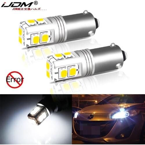 IJDM Canbus Error Free 10SMD-3030 BAX9S H6W T4W LED For car Reverse Lights or Parking Lights, License Plate Lights,Xenon White