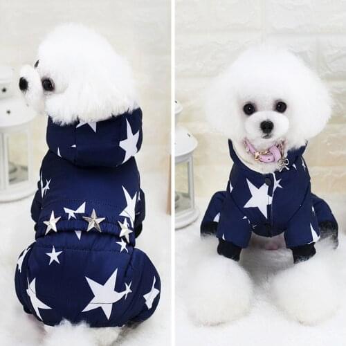 Winter Pet Dog Clothes Warm Down Jacket For Small Medium Dogs Thicker Parkas Dog Coat Hoodies Clothing For Chihuahua
