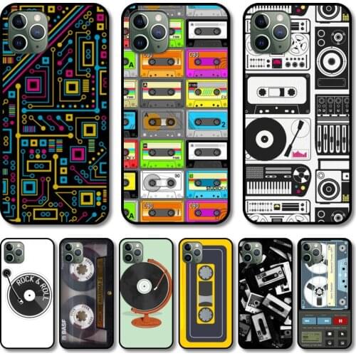 Tapes old vedio Phone Case cover For iphone 12 pro max 11 8 7 6 s XR PLUS X XS SE 2020 mini black cell shell