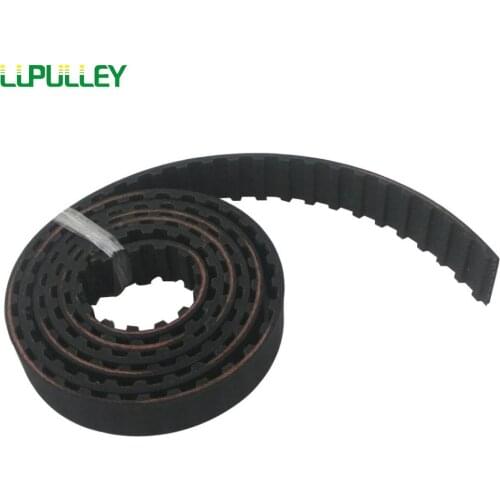 LUPULLEY L Type Opened Timing Belt Pitch Length 1M/2M/3M/4M/5M/6M/7M/8M/9M/10M L type 25mm Width Black Opening Timing Belt