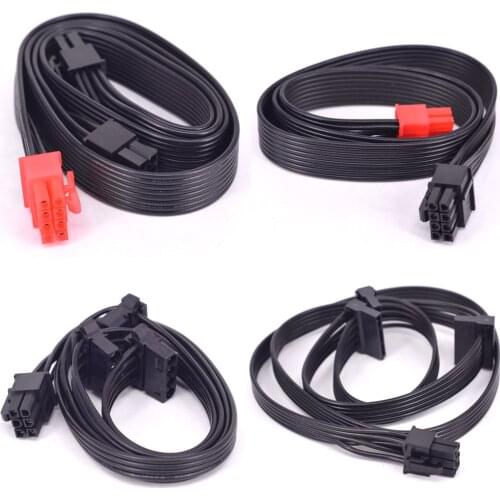 PCIe 6Pin 1 to 3 IDE SATA Cable PCI express GPU 8Pin to 2 Port 6+2pin for TT Thermaltake toughpower 1000W 1200W 1500W