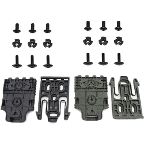 QLS19 Quick Locking System Kits Holster Adapter for Glock 17 18 19 22 26 Beretta M92fs Hk USP Pistol Holster Adapter With Screw