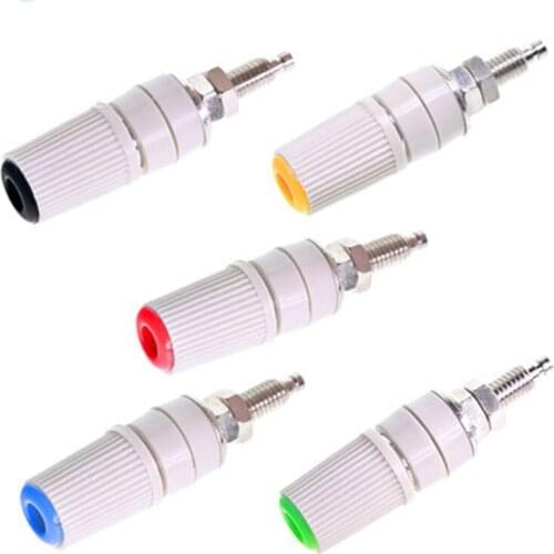 30A high current banana socket M5 * 45 pure copper terminal 5mm banana socket plug 4mm terminal grounding post 1pcs