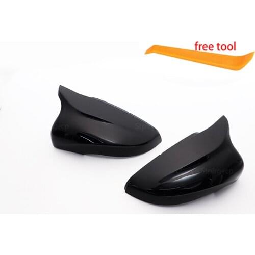 Sport Styple Replacement Bright Black High Quality ABS Mirror cover Cap for Volkswagen VW Golf6 Golf6 MK6 08-12 Touran 11-14