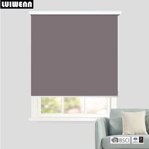 LUIWENN European design 100% blackout roller blinds with contemp system customized size and many colour available