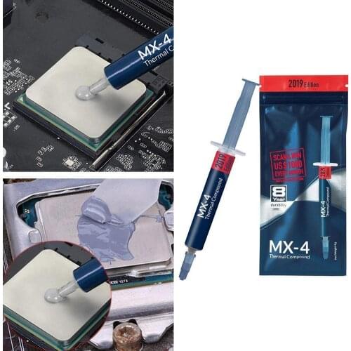Thermal Paste 4g mx 4 Cooler for GPU Block Cooling Cpu Heatsink Plaster Dissipative Paste Compound Silicone
