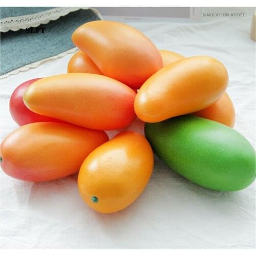 Party props Home Kitchen hotel bar cafe supermarket Shop Store decoration faux artificial fake fruit Simulation mango model