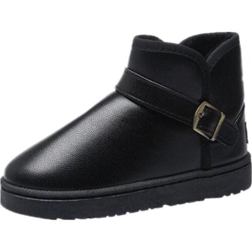 New ladies plus size boots fashion plus velvet waterproof non-slip lightweight comfortable couple casual boots women boots