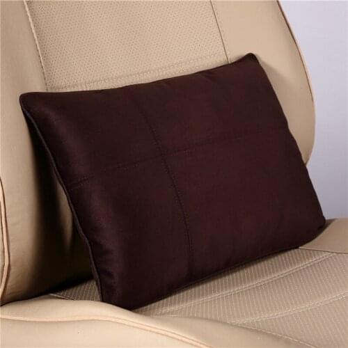 1PC Plush Car Seat Lumbar Cushion Soft Cotton Back Support For Car Seat And Office Chair Lumbar Support