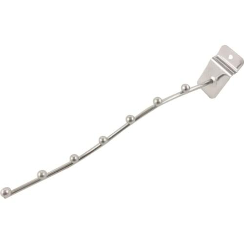 10pcs 260mm Length Supermarket Slatwall Hooks 5mm Wire Diameter Frid Hook Products Hanging Display Hooks