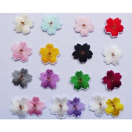 10Pcs Embroidery Sunflower Flowers Sew Iron On Patches Badges For DIY Crafts Dresses Bag Hat Jeans Clothes Applique Stickers