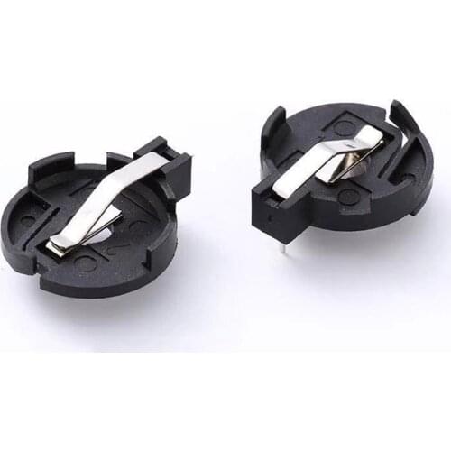 20PCS/LOT CR2032 CR2025 2025 BS-3 battery holder 2032 Button Cell Holder Socket Case