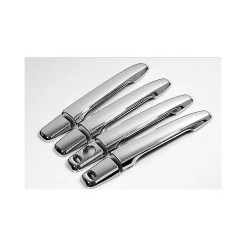 ABS Chrome Side Door Handle Cover Trim 8pcs For Mitsubishi Outlander 2013 - 2016