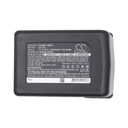 Cameron Sino 4000mAh battery for MAX 34G808 Rebar PJRC160 JPL925 Power Tools Battery