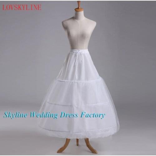 Free shipping Hot sale 3 HOOP Elastic waist Ball Gown CRINOLINE PETTICOAT WEDDING SKIRT NEW