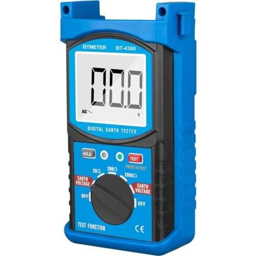 BT-4300 Digital Earth Ground Resistance Tester Earth Insulation Resistance Tester With Auto Back Light,Wide Measuring Range