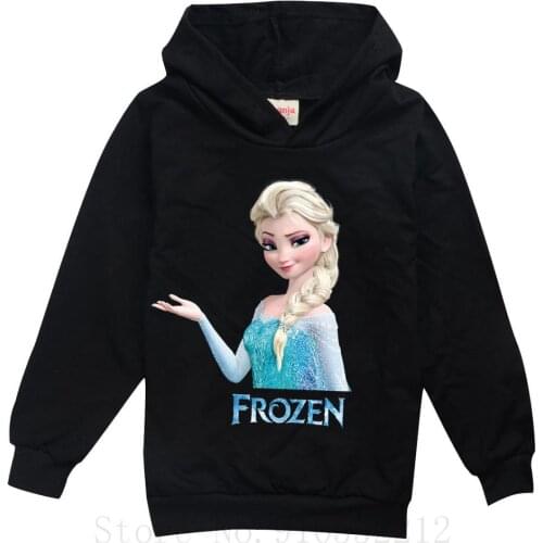 Frozen Childrens Clothing Cotton length Sleeve t Shirt cartoon Elsa Anna Cosplay T Shirt Kids Boys Girls Spring autumn Tops