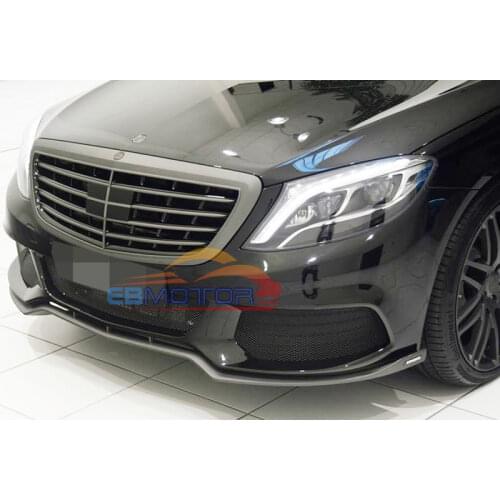 Home / For MERCEDES BENZ / W221 W222 / B style Real Carbon Fiber Front Spoiler for BENZ S Class Sedan W222 AMG sport model 2014U