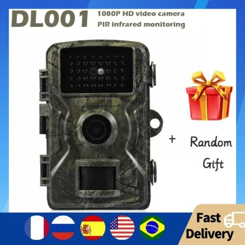 DL-100 Hunting Trail Camera Wildlife Camera Night Vision Motion Activated Outdoor Forest Camera Trigger Wildlife Scouting Camera