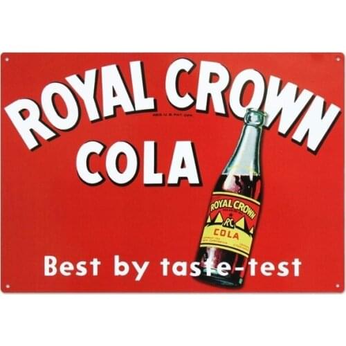 Royal Crown Cola Soda Tin Sign