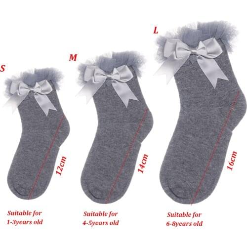 Lace ruffled lace socks babies newborn Knee high sock babies Breathable soft kids ankle socks kids girl wear princess style