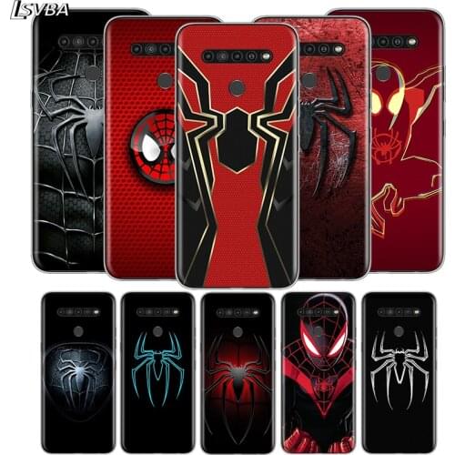 Spider Man Logo For LG V60 V50S V50 G8X G8S G8 G7 ThinQ 5G K61 K51S K41S K30 K20 Q60 Q9 Soft Phone Case