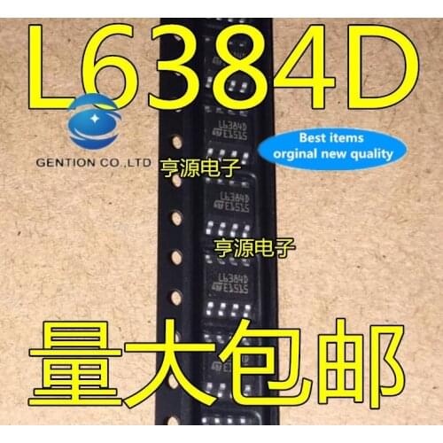 20PCS L6384 L6384D SOP8 bridge drives are of good quality in stock 100% new and original