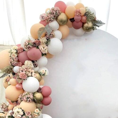 A Set Morandi Color Balloon Chain Set Birthday Party Wedding Decoration Supplies Macaron Balloon Combination